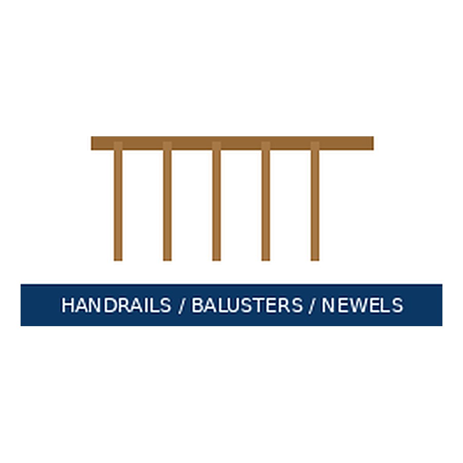 Handrails, balusters & newels — representative image for 36 in Square Iron Baluster