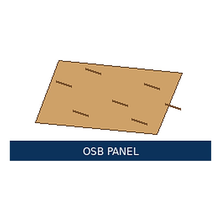 OSB panel — representative image for 7/16 OSB 4x9