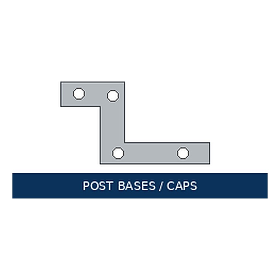 Post bases & caps — representative image for 4x4 Elevated Post Base