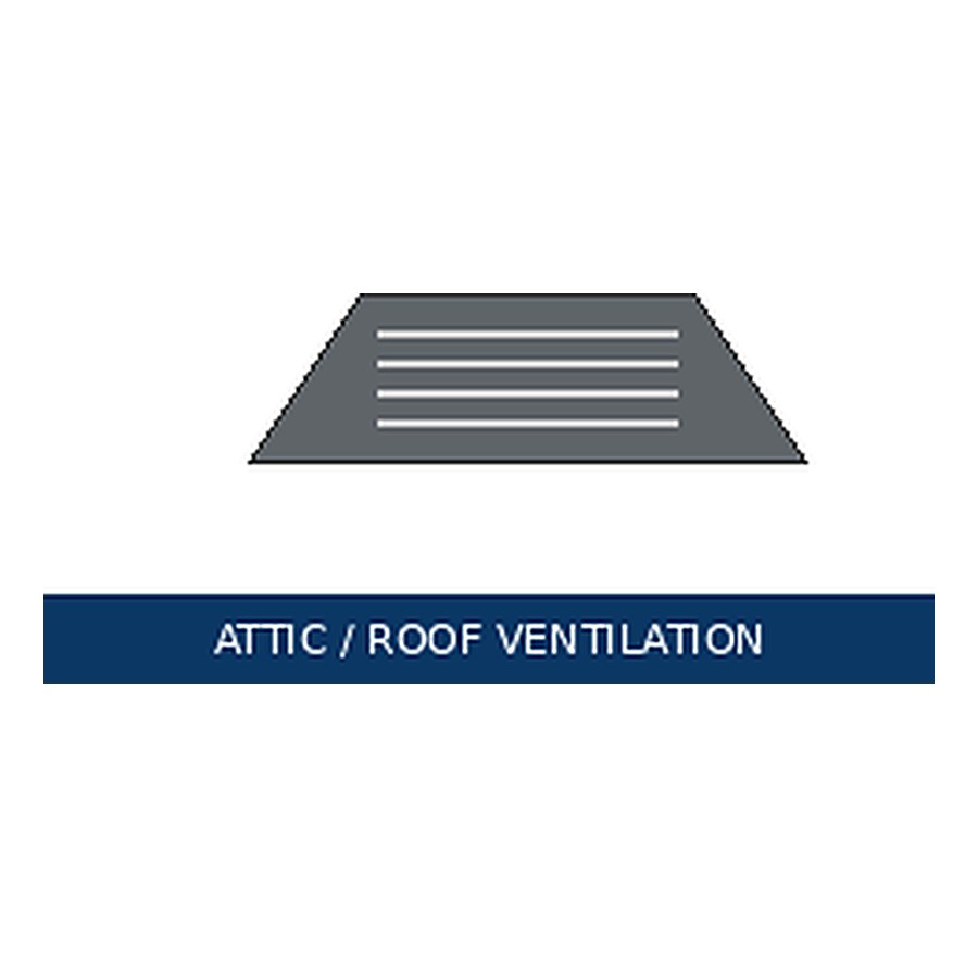 Attic & roof ventilation — representative image for Powered Attic Vent 1500 CFM