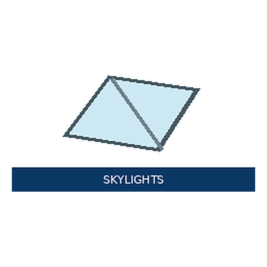 Skylights — representative image for Fixed Deck-Mount Skylight 22-1/2 x 46-1/2
